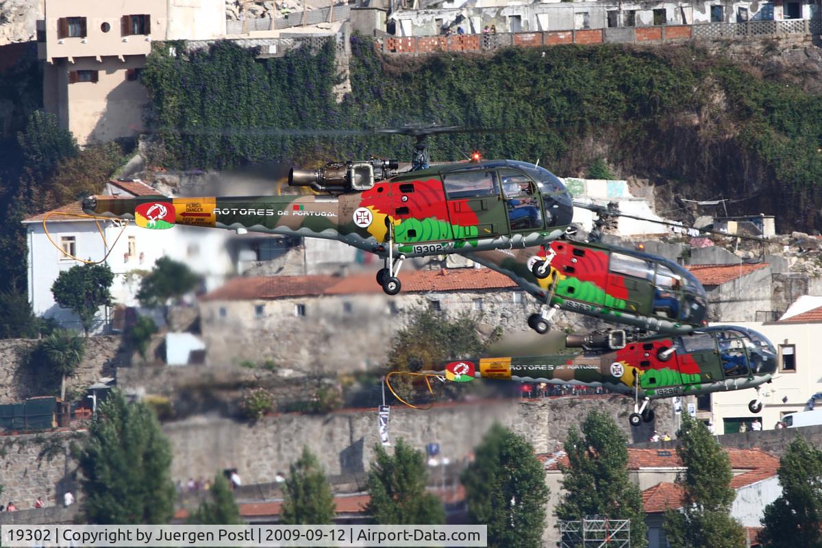 19302, Sud SE-3160 Alouette III C/N 1573, Red Bull Air Race Porto 2009 - Portugal Air Force - Sud SE-3160 Alouette III