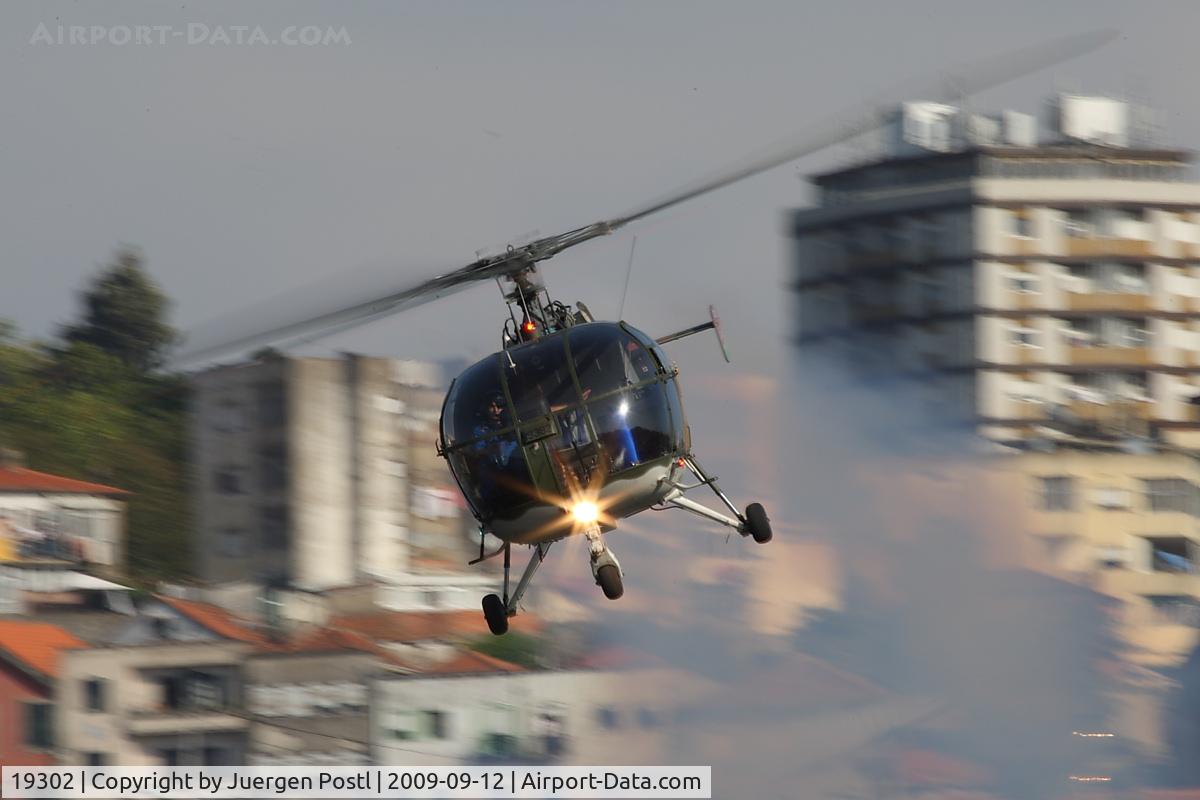 19302, Sud SE-3160 Alouette III C/N 1573, Red Bull Air Race Porto 2009 - Portugal Air Force - Sud SE-3160 Alouette III