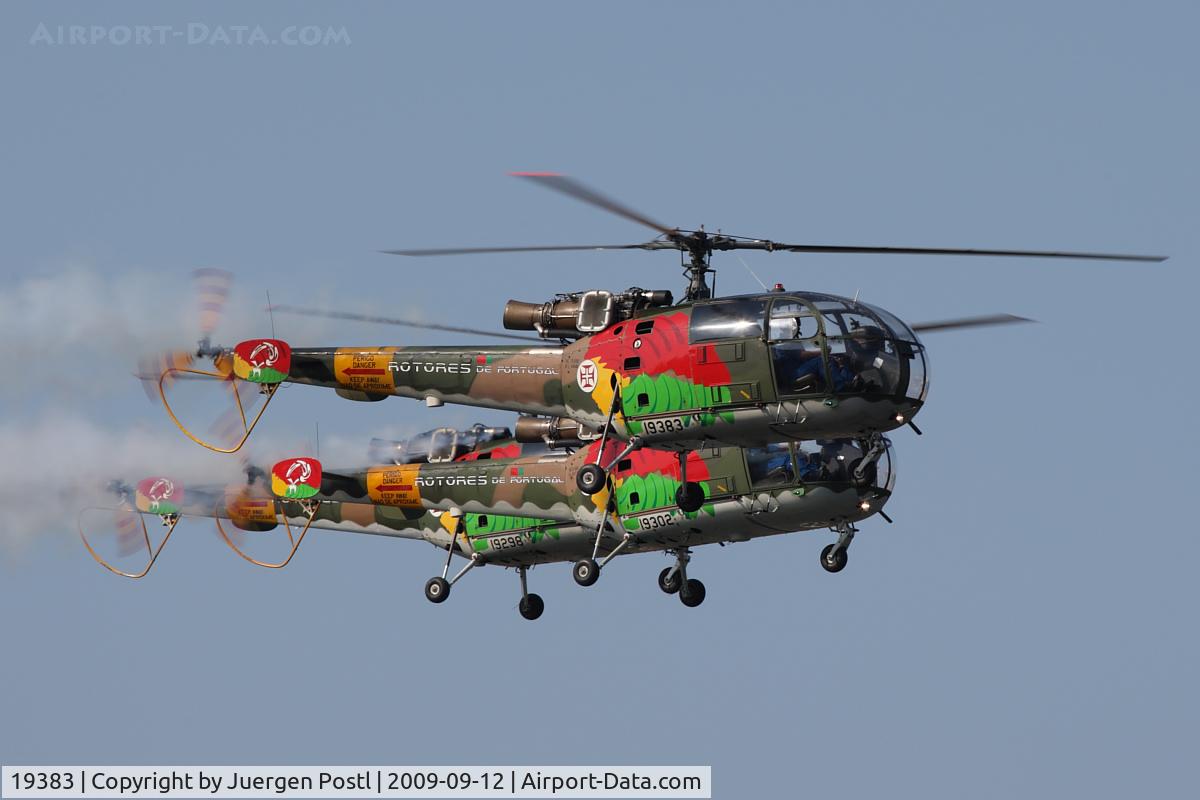 19383, Aérospatiale SA-316B Alouette III C/N 1840, Red Bull Air Race Porto 2009 - Portugal Air Force - Aerospatiale SA-316B Alouette III