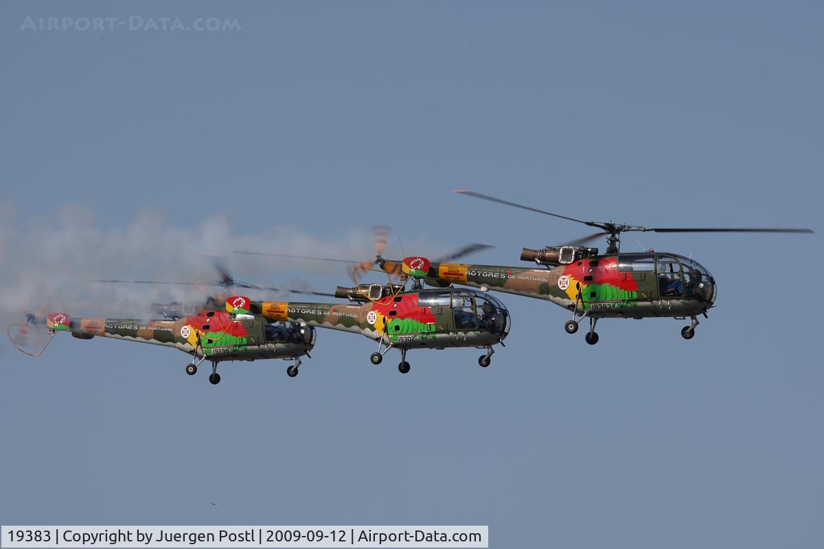 19383, Aérospatiale SA-316B Alouette III C/N 1840, Red Bull Air Race Porto 2009 - Portugal Air Force - Aerospatiale SA-316B Alouette III
