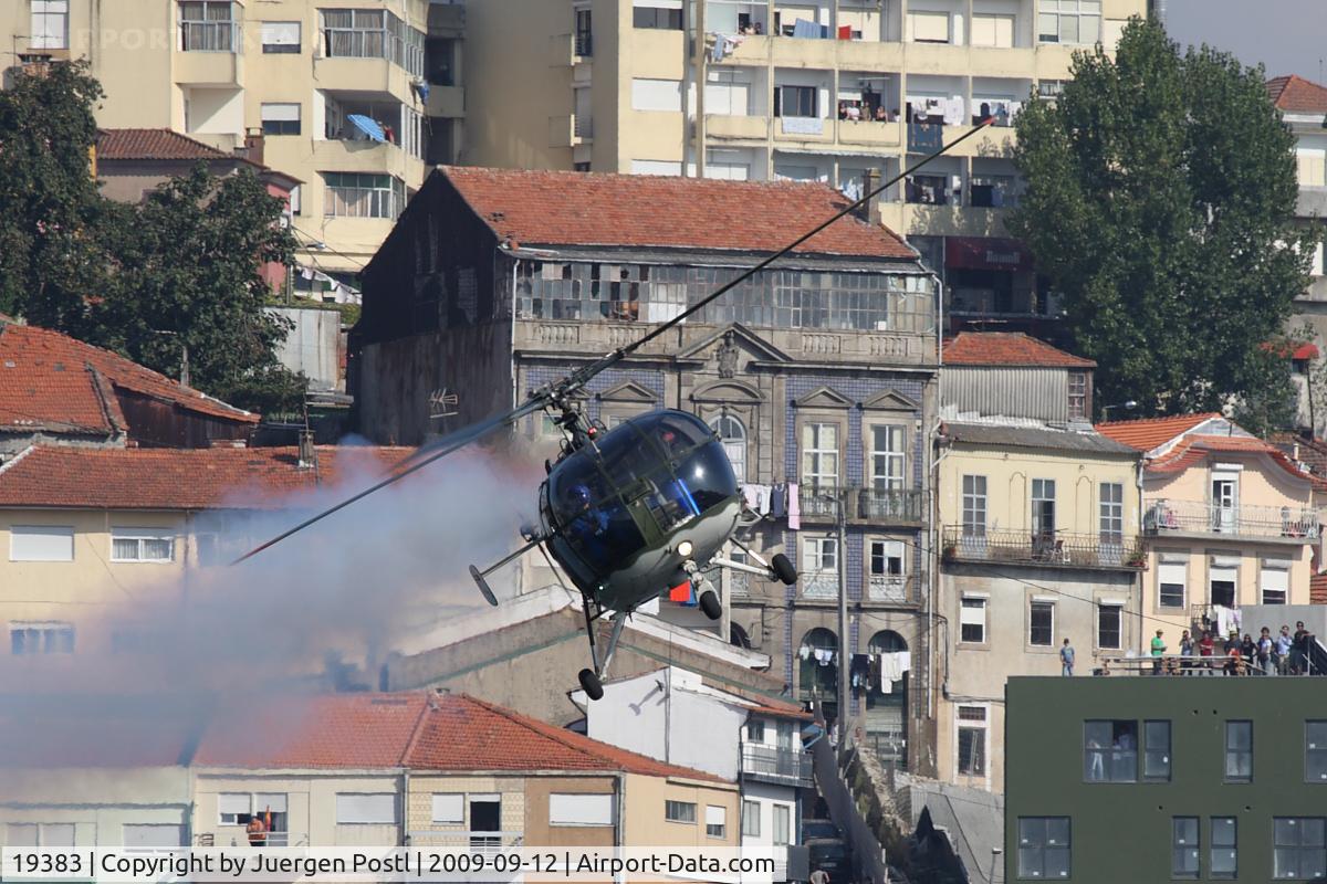 19383, Aérospatiale SA-316B Alouette III C/N 1840, Red Bull Air Race Porto 2009 - Portugal Air Force - Aerospatiale SA-316B Alouette III