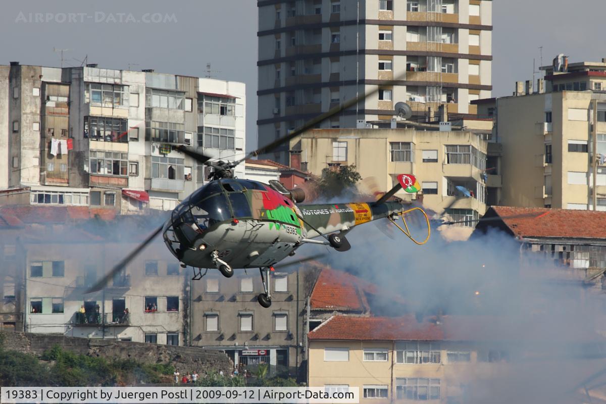 19383, Aérospatiale SA-316B Alouette III C/N 1840, Red Bull Air Race Porto 2009 - Portugal Air Force - Aerospatiale SA-316B Alouette III
