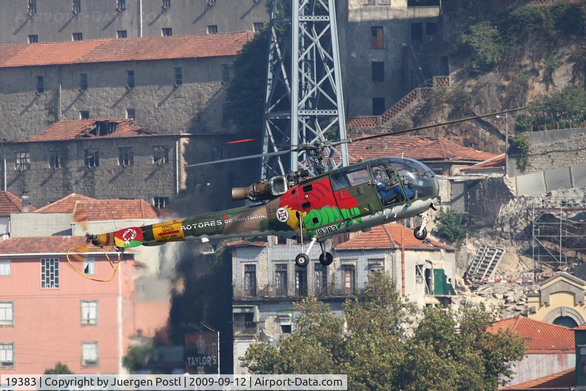 19383, Aérospatiale SA-316B Alouette III C/N 1840, Red Bull Air Race Porto 2009 - Portugal Air Force - Aerospatiale SA-316B Alouette III