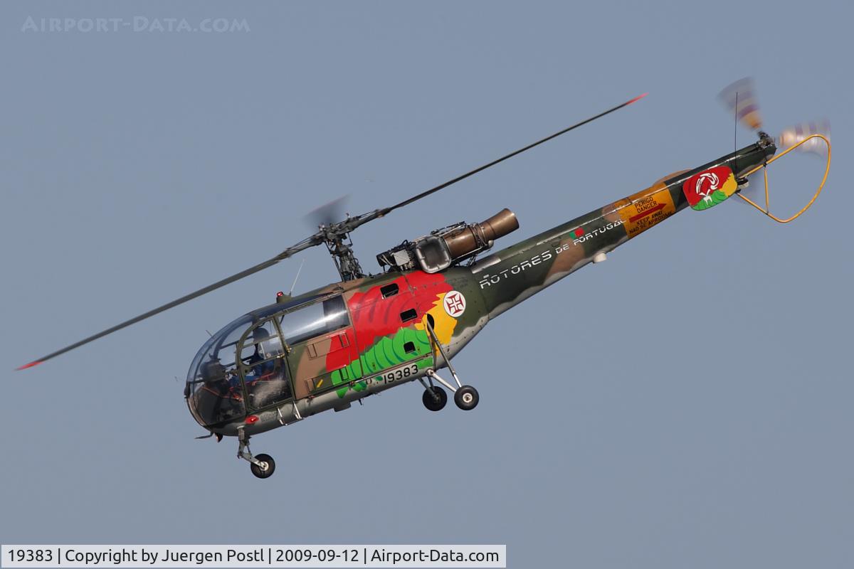 19383, Aérospatiale SA-316B Alouette III C/N 1840, Red Bull Air Race Porto 2009 - Portugal Air Force - Aerospatiale SA-316B Alouette III