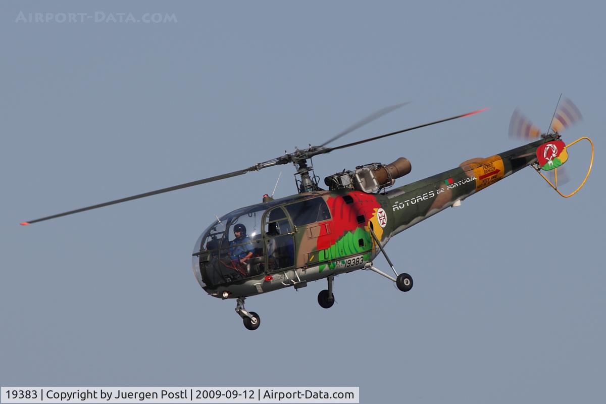 19383, Aérospatiale SA-316B Alouette III C/N 1840, Red Bull Air Race Porto 2009 - Portugal Air Force - Aerospatiale SA-316B Alouette III