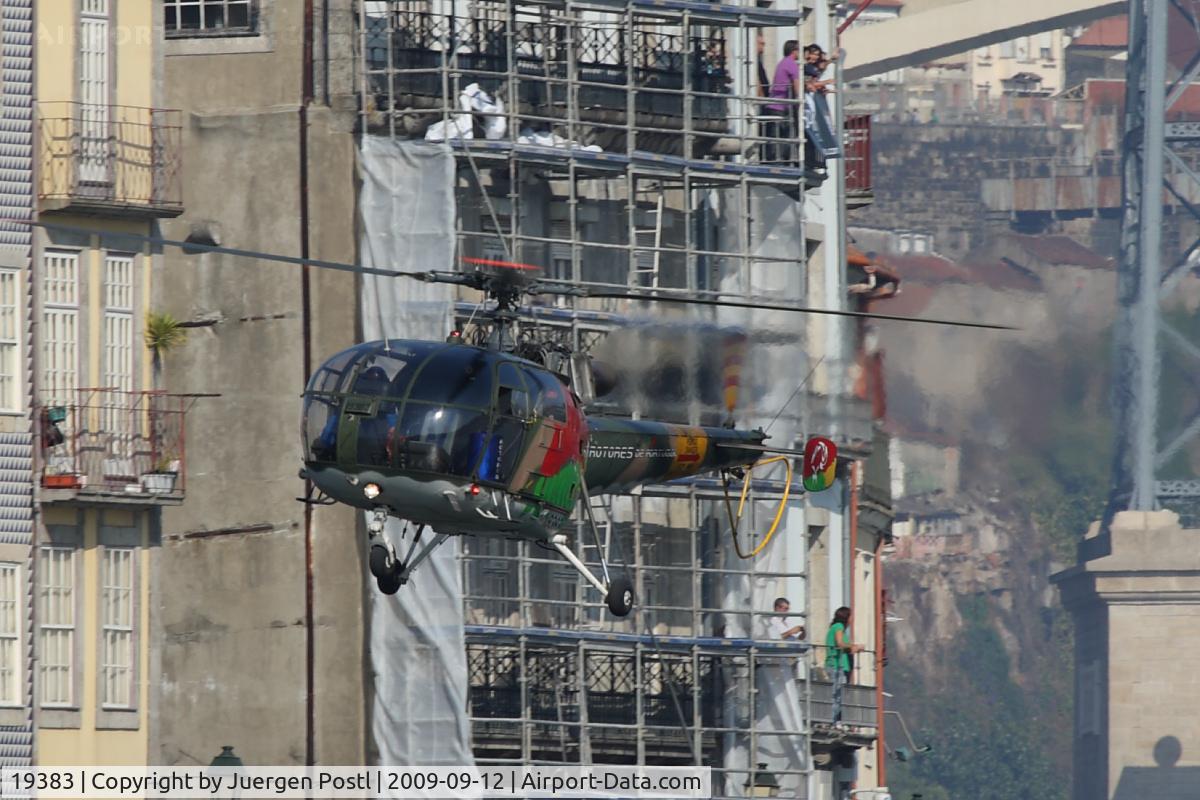 19383, Aérospatiale SA-316B Alouette III C/N 1840, Red Bull Air Race Porto 2009 - Portugal Air Force - Aerospatiale SA-316B Alouette III