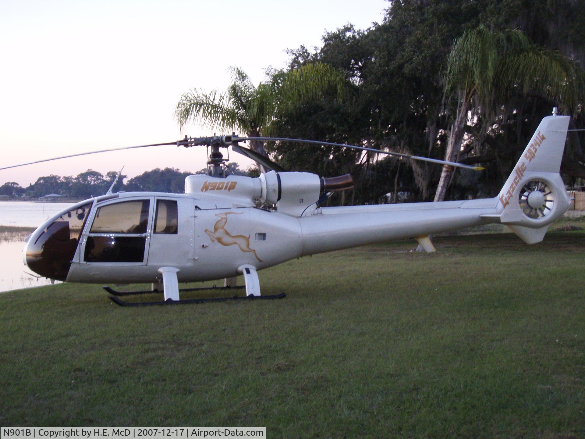N901B, 1977 Aerospatiale SA-341G Gazelle C/N 1410, Alligator Lake