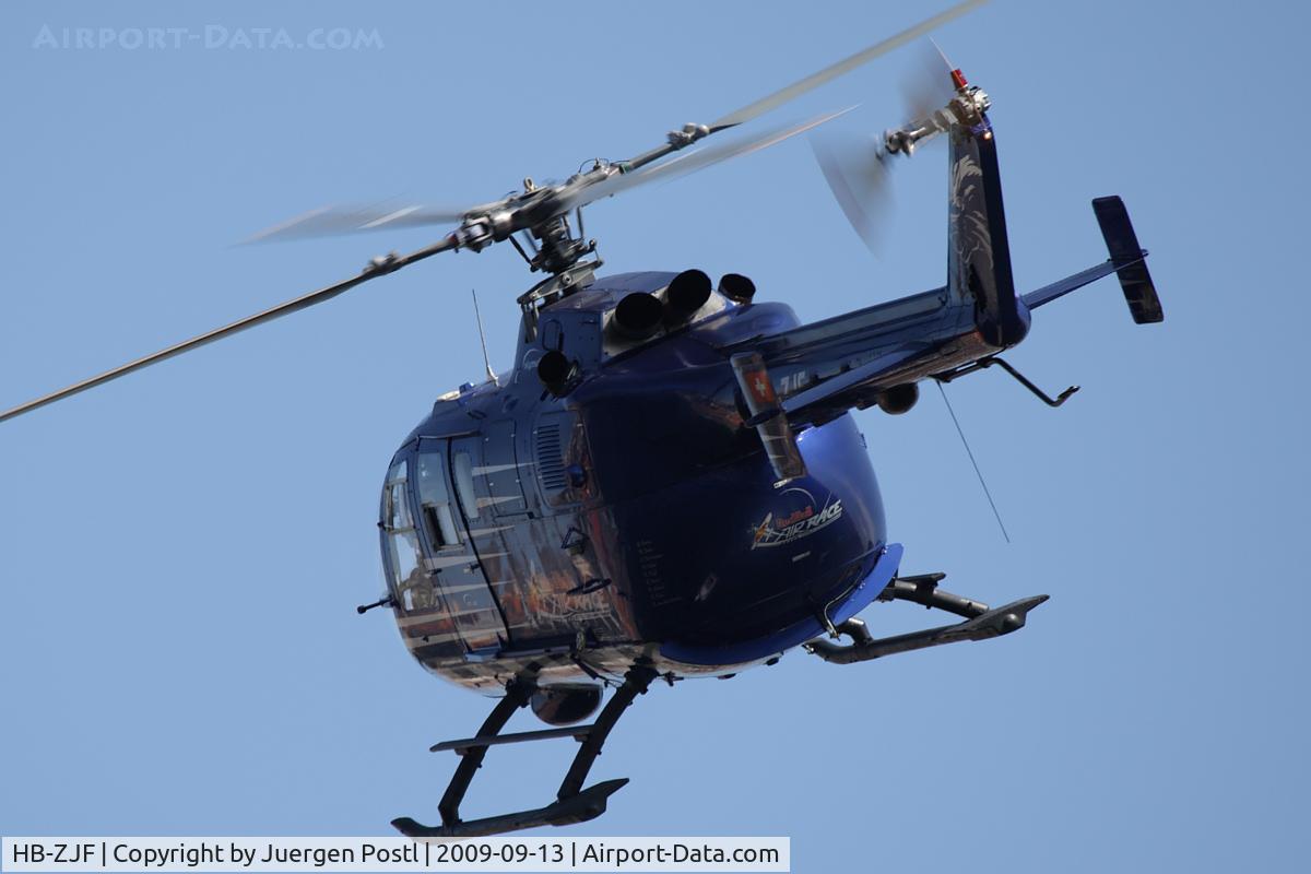 HB-ZJF, 1971 MBB Bo-105CBS-4 C/N S-13, Red Bull Air Race Porto 2009 - Messerschmitt BO105 S