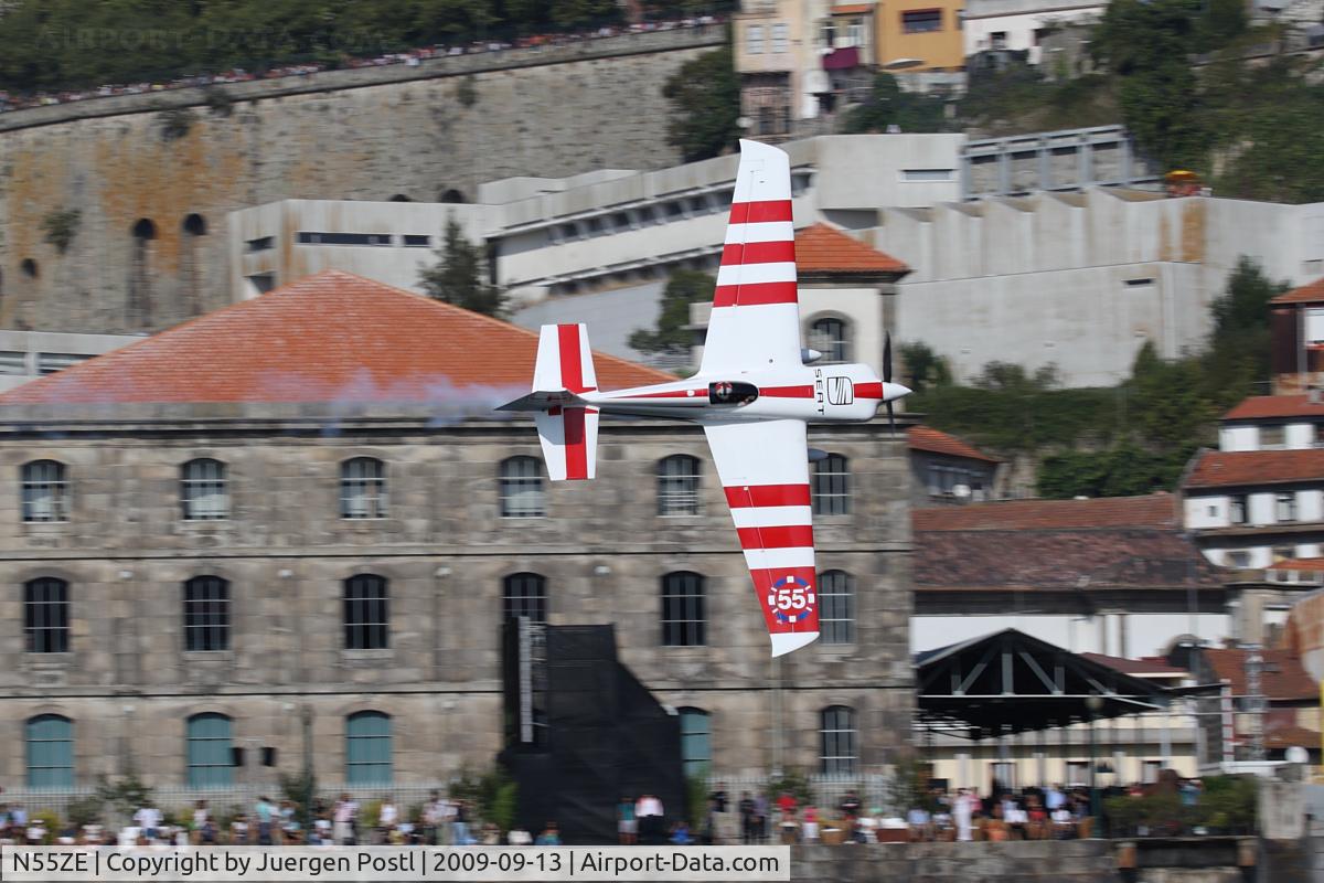 N55ZE, 2007 Zivko Edge 540 C/N 0040A, Red Bull Air Race Porto 2009 - Paul Bonhomme