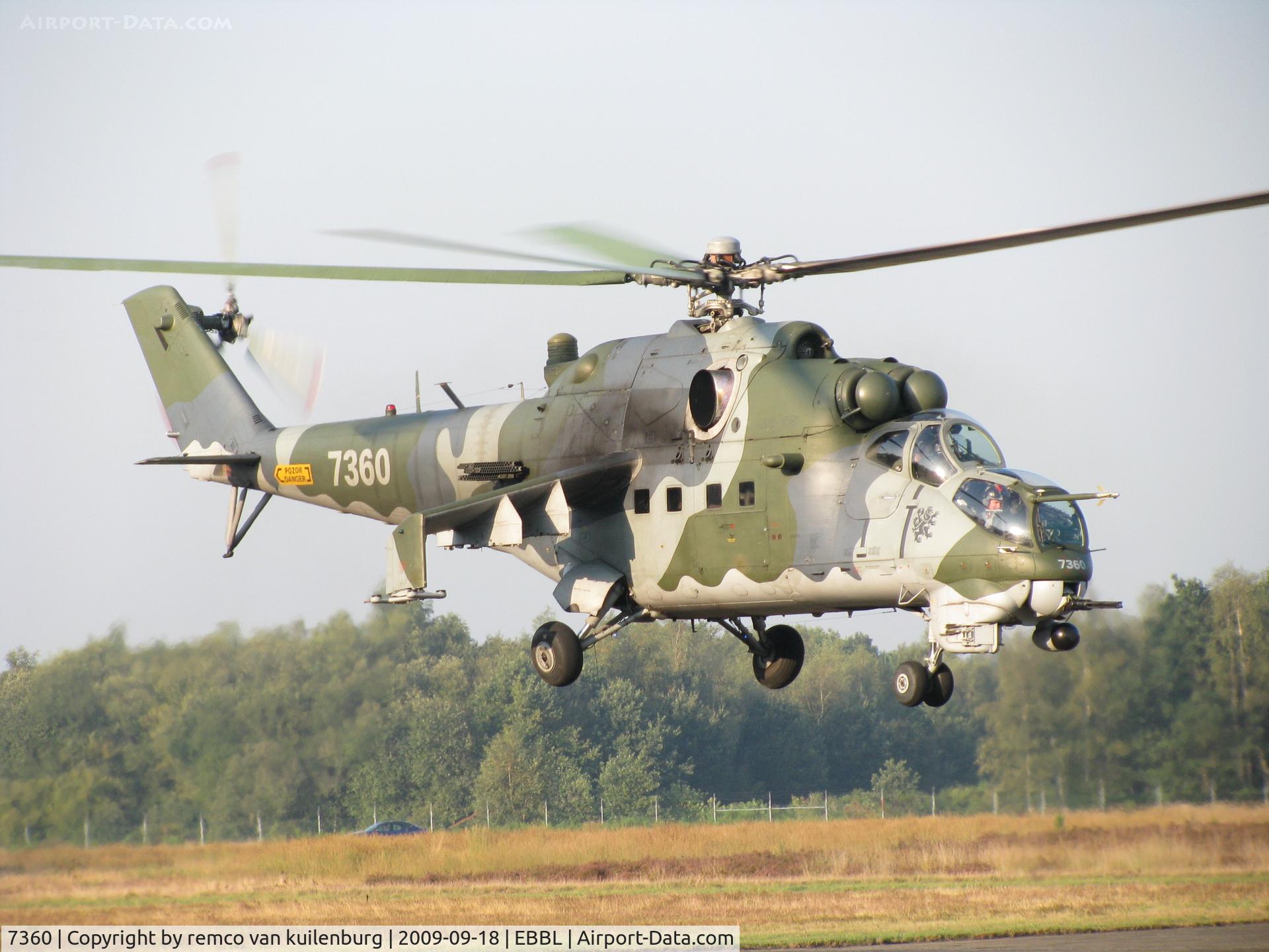 7360, Mil Mi-35 Hind E C/N 087360, TIGER MEET 2009