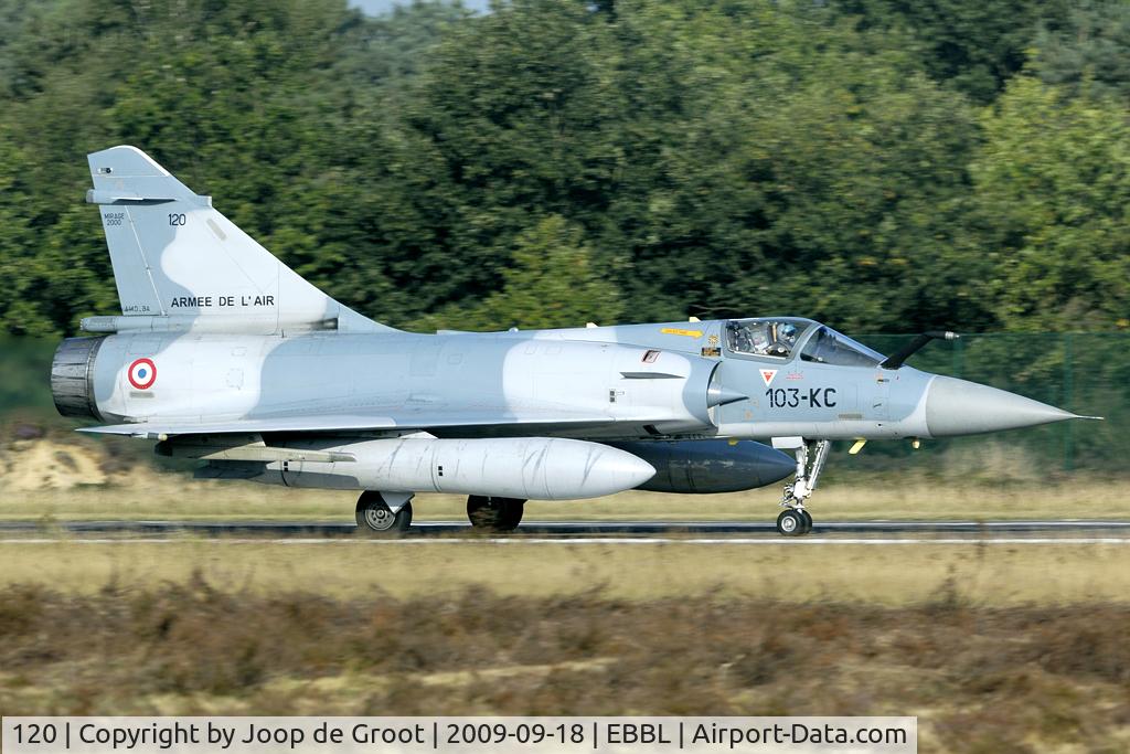 120, Dassault Mirage 2000C C/N 396, unmarked Cambrai Mirage 2000 with new code.