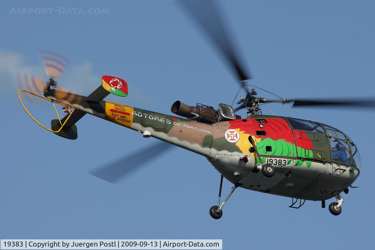 19383, Aérospatiale SA-316B Alouette III C/N 1840, Red Bull Air Race Porto 2009 - Portugal Air Force - Aerospatiale SA-316B Alouette III