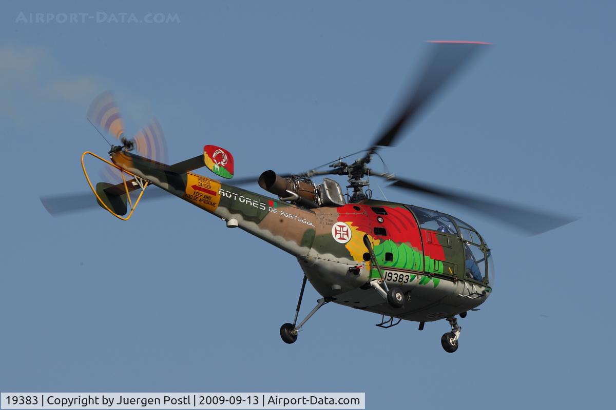 19383, Aérospatiale SA-316B Alouette III C/N 1840, Red Bull Air Race Porto 2009 - Portugal Air Force - Aerospatiale SA-316B Alouette III