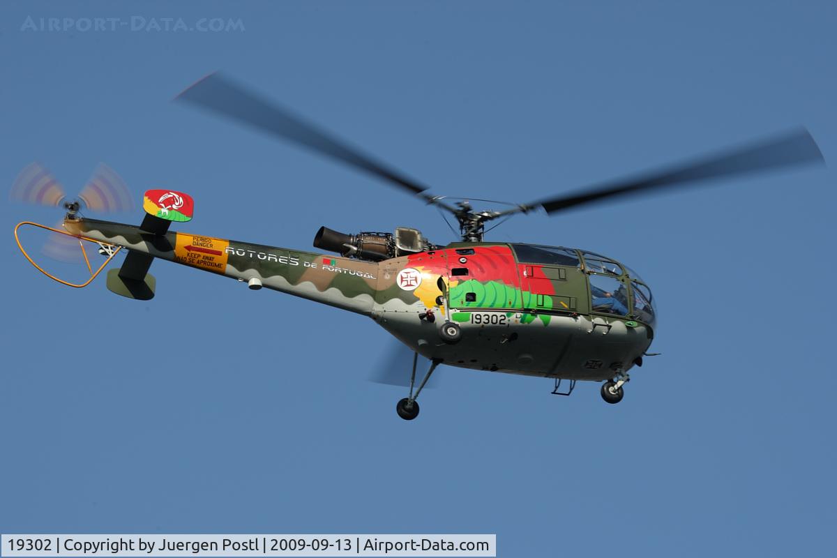 19302, Sud SE-3160 Alouette III C/N 1573, Red Bull Air Race Porto 2009 - Portugal Air Force - Sud SE-3160 Alouette III