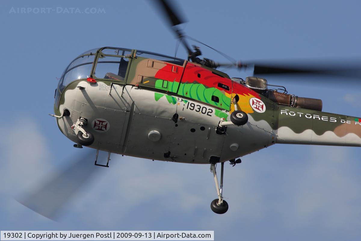 19302, Sud SE-3160 Alouette III C/N 1573, Red Bull Air Race Porto 2009 - Portugal Air Force - Sud SE-3160 Alouette III