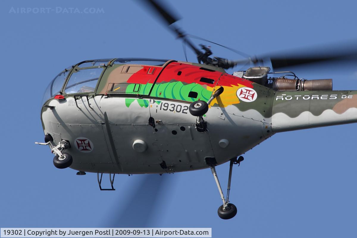 19302, Sud SE-3160 Alouette III C/N 1573, Red Bull Air Race Porto 2009 - Portugal Air Force - Sud SE-3160 Alouette III