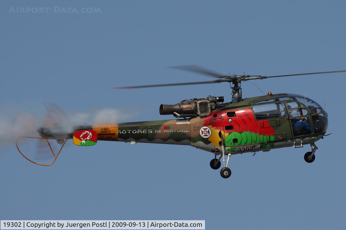 19302, Sud SE-3160 Alouette III C/N 1573, Red Bull Air Race Porto 2009 - Portugal Air Force - Sud SE-3160 Alouette III