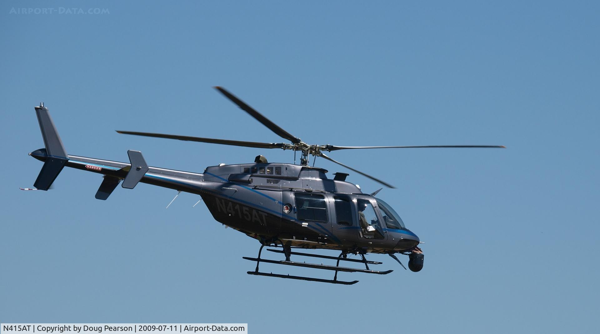 N415AT, 2005 Bell 407 C/N 53655, N415AT helicopter seen at 2009 Heroes Airshow Los Angeles