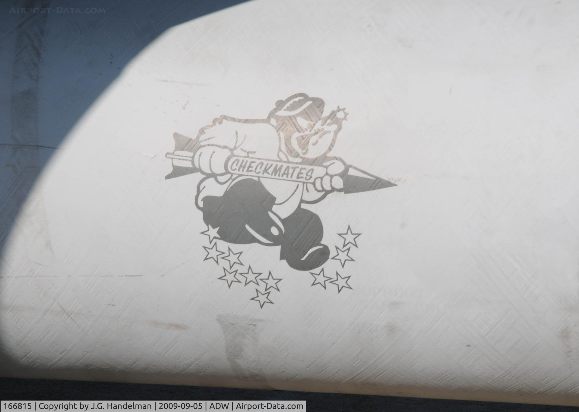 166815, Boeing F/A-18F Super Hornet C/N F188, 166815 belly tank art