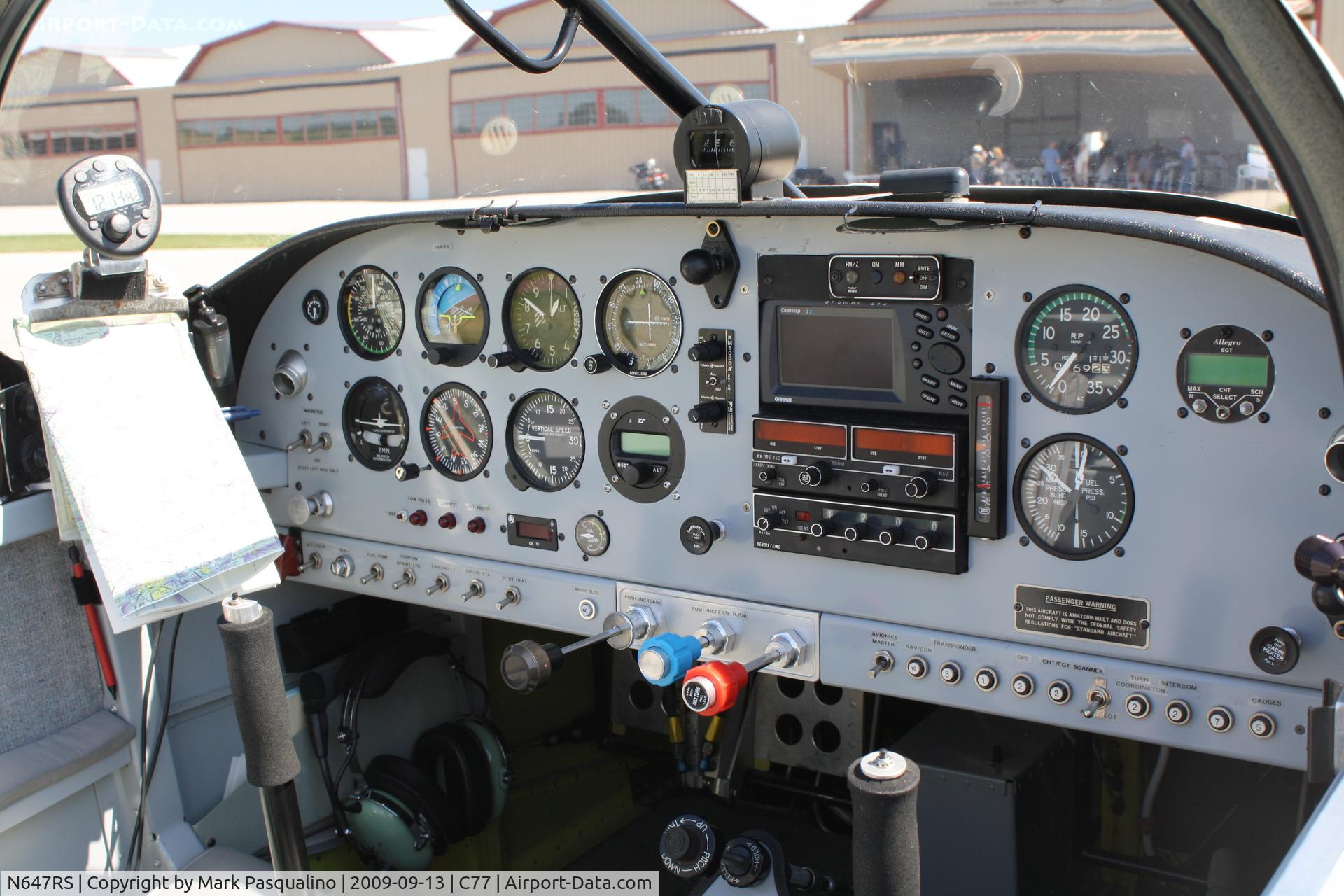 N647RS, 1997 Vans RV-6A C/N RS-01, RV-6A