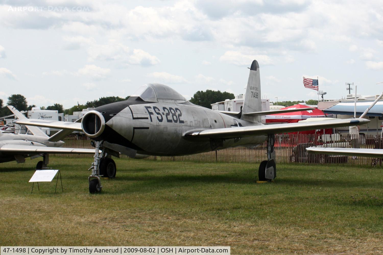 47-1498, 1947 Republic F-84C Thunderjet C/N Not found 47-1498, 1947 Republic F-84 Thunderjet, c/n: 47-1498