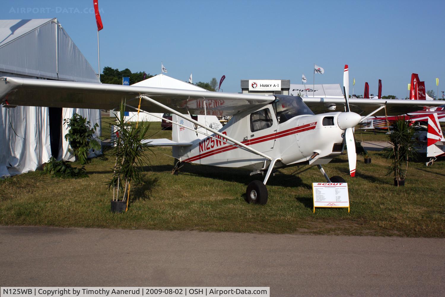 N125WB, 2008 American Champion 8GCBC Scout C/N 505-2008, 2008 American Champion Aircraft 8GCBC, c/n: 505-2008