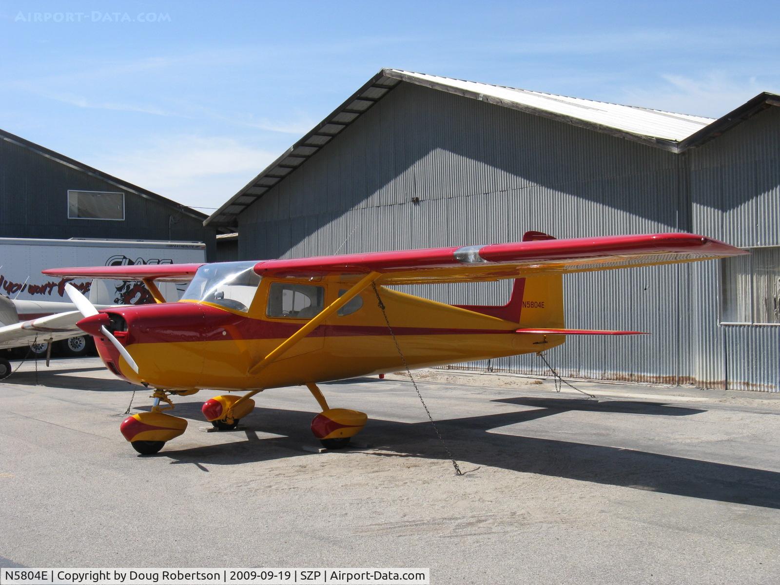 N5804E, 1959 Cessna 150 C/N 17304, 1959 Cessna 150, Continental O-200 100 Hp, newly refinished same color scheme