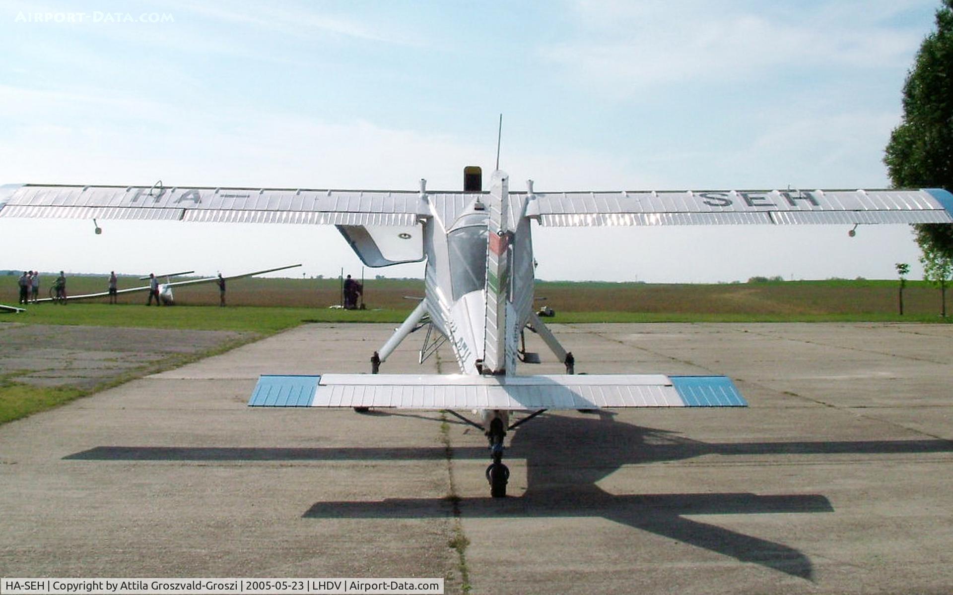 HA-SEH, 1982 PZL-Okecie PZL-104 Wilga 35A C/N 17820684, Dunaujváros Airport - 2005-06-03 Shattered in an airplane accident
