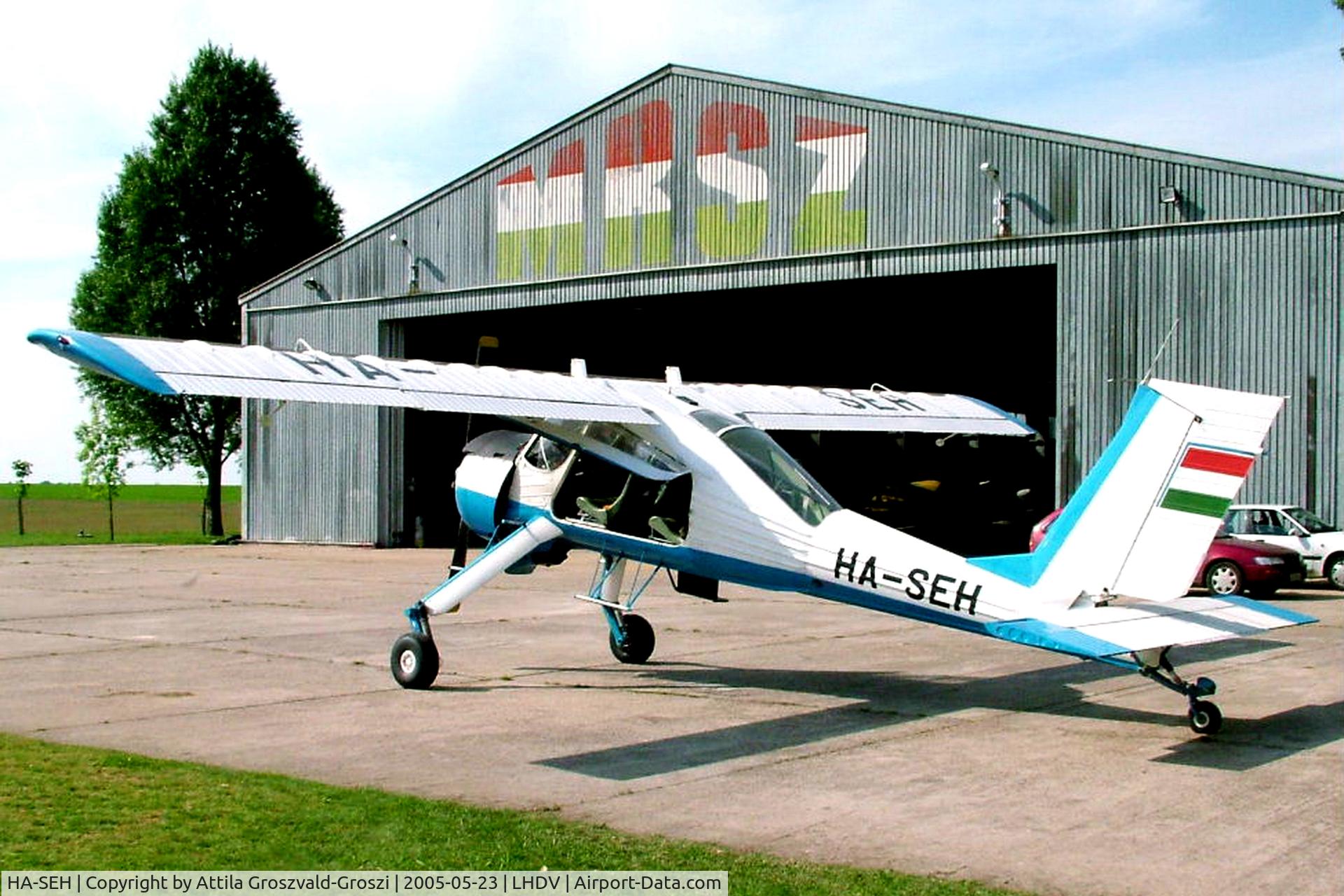 HA-SEH, 1982 PZL-Okecie PZL-104 Wilga 35A C/N 17820684, Dunaujváros Airport - 2005-06-03 Shattered in an airplane accident