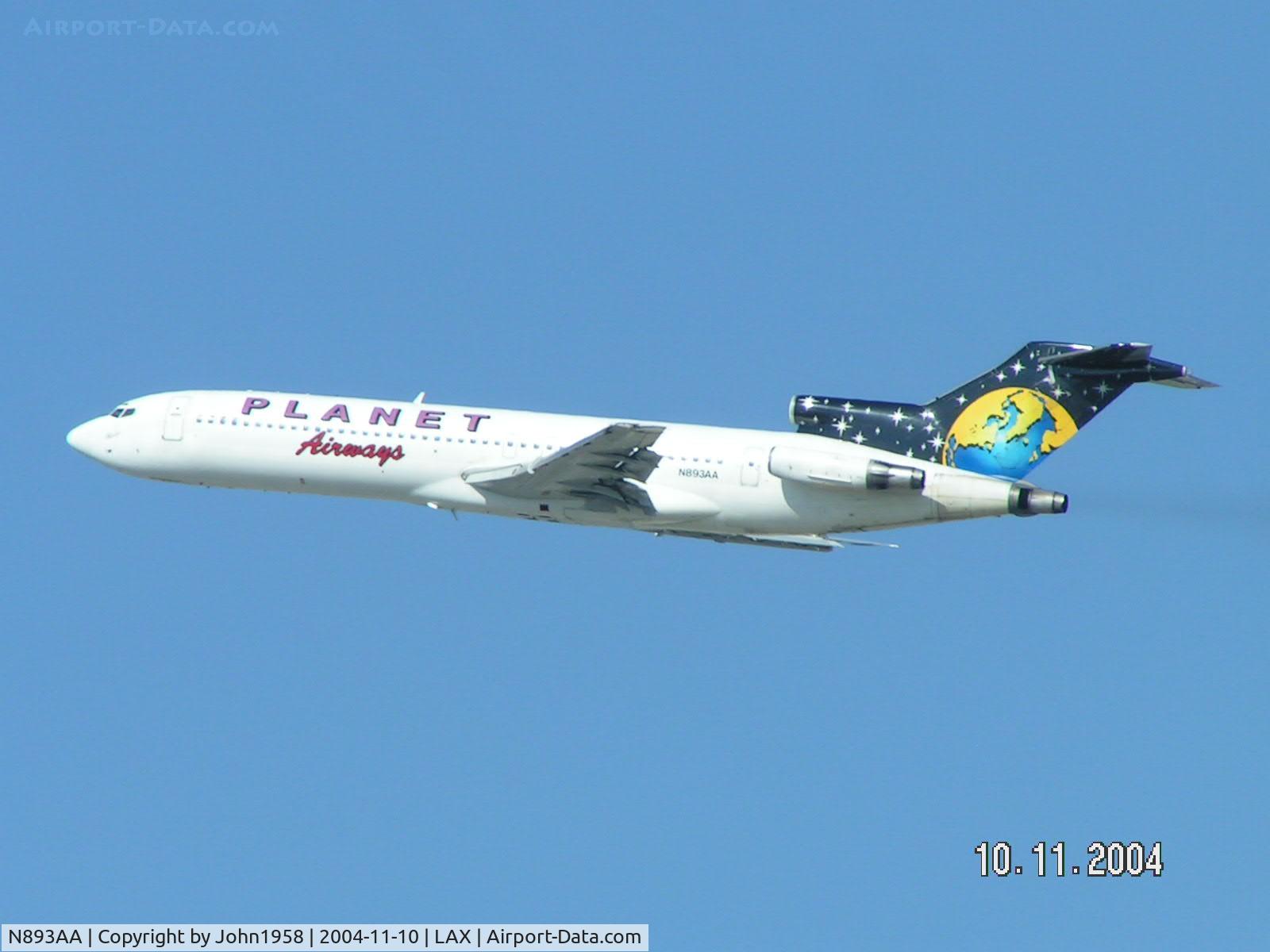 N893AA, 1980 Boeing 727-223 C/N 22009, Just up