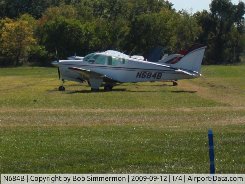 N684B, 1961 Beech 35-A33 Debonair C/N CD-355, MERFI fly-in, Urbana, Ohio