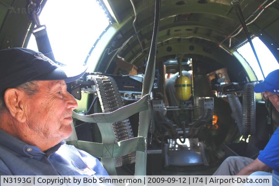 N3193G, 1944 Boeing B-17G Flying Fortress C/N 77255, Going for a ride in Yankee Lady at Urbana, Ohio during the MERFI event.