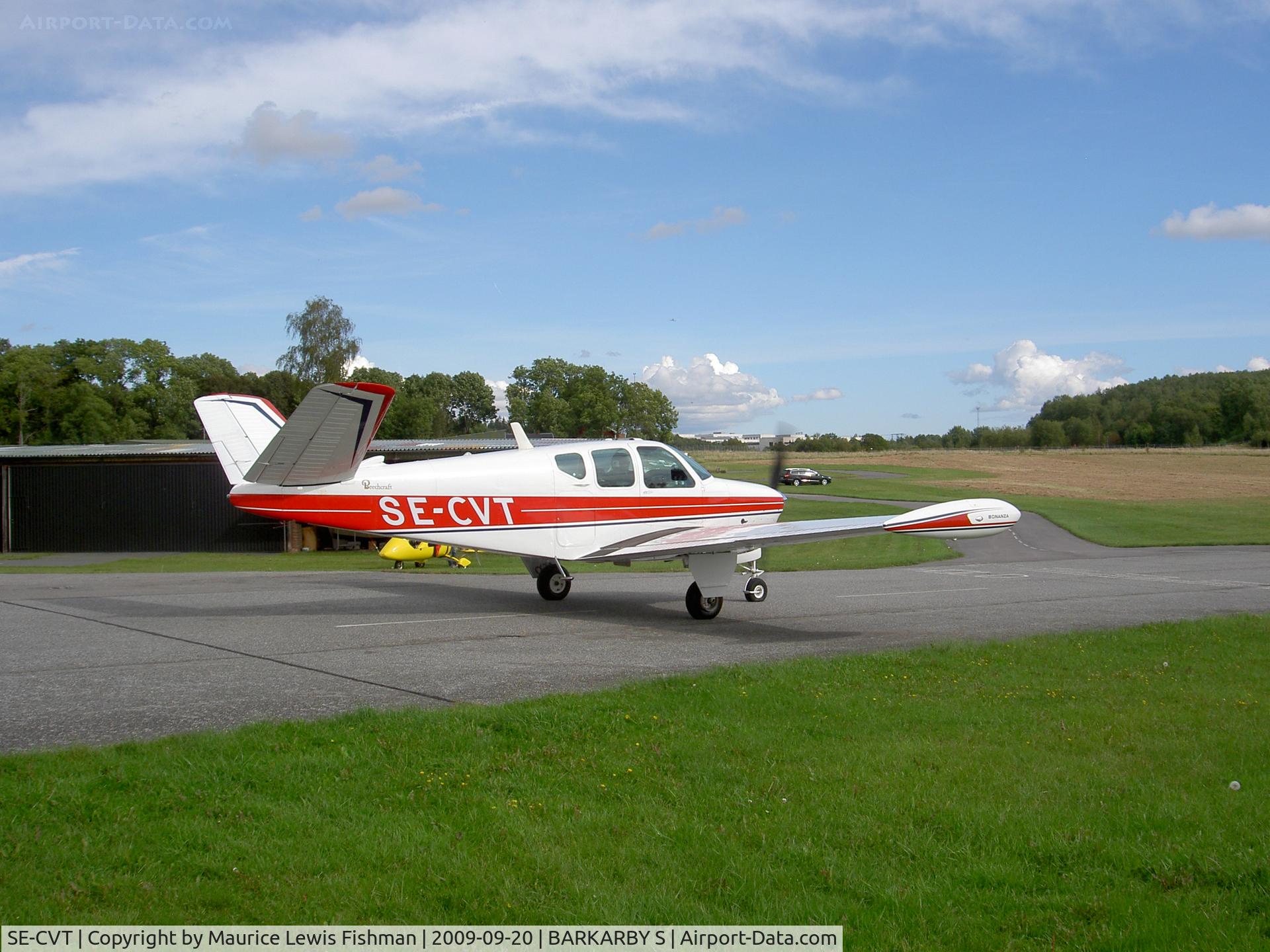 SE-CVT, 1956 Beech G35 Bonanza Bonanza C/N D-4856, Beach 35 Bonanza