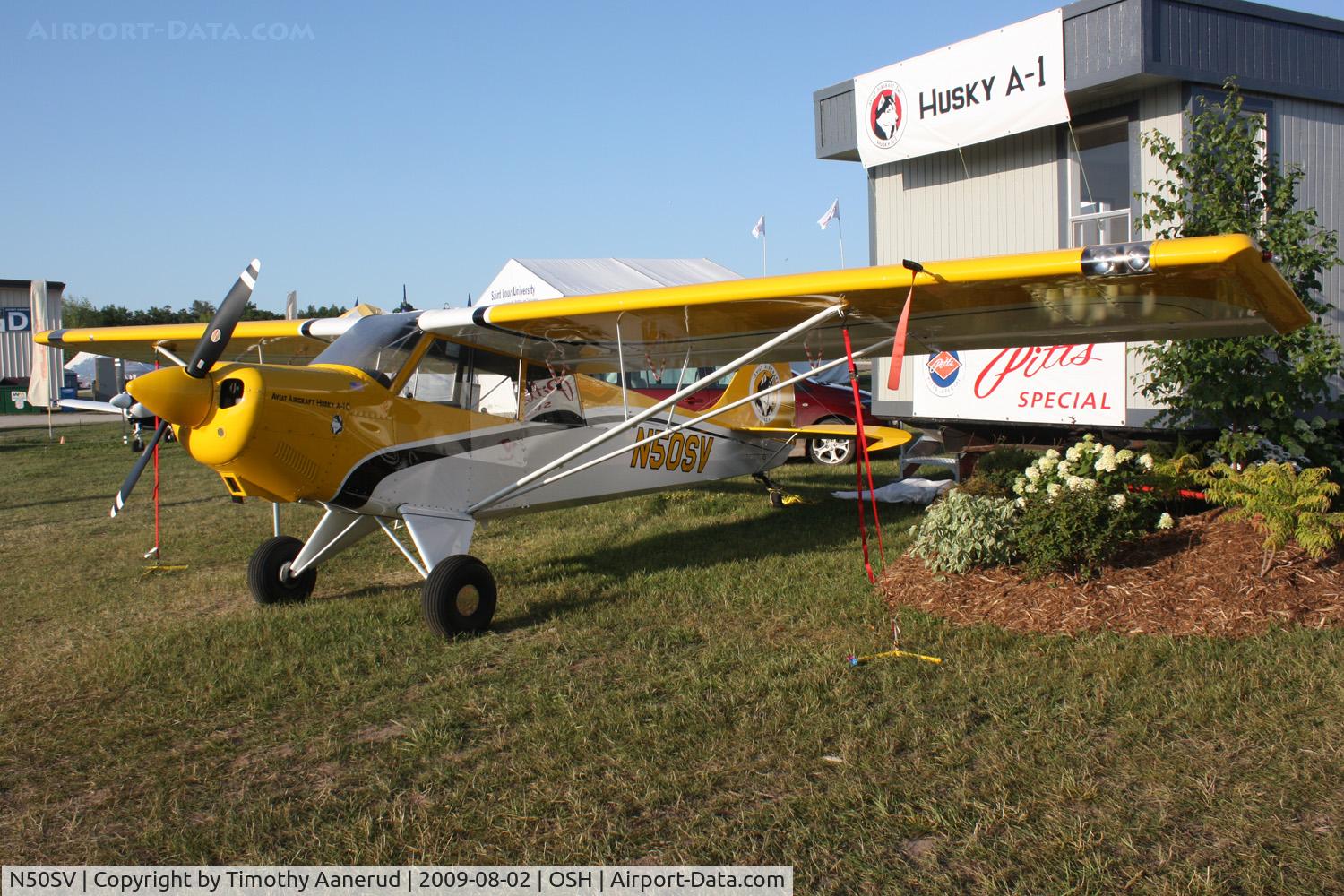 N50SV, 2008 Aviat A-1C-180 Husky C/N 3019, 2008 Aviat Aircraft Inc A-1C, c/n: 3019