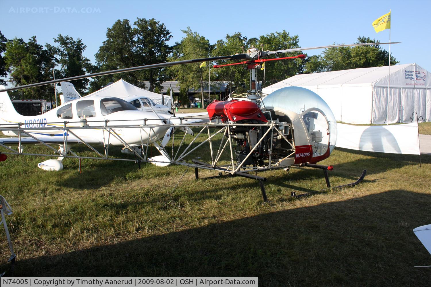 N74005, 1963 Bell 47D-1 C/N 409, 1963 Bell 47D1, c/n: 409