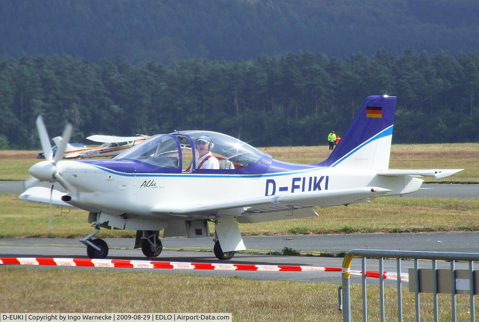 D-EUKI, Brditschka HB-207 V-RG C/N 207-056, Brditschka HB-207 V-RG at the 2009 OUV-Meeting at Oerlinghausen airfield