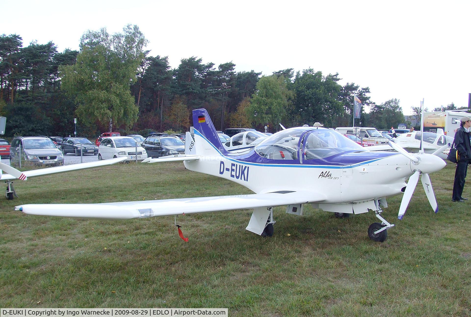 D-EUKI, Brditschka HB-207 V-RG C/N 207-056, Brditschka HB-207 V-RG at the 2009 OUV-Meeting at Oerlinghausen airfield
