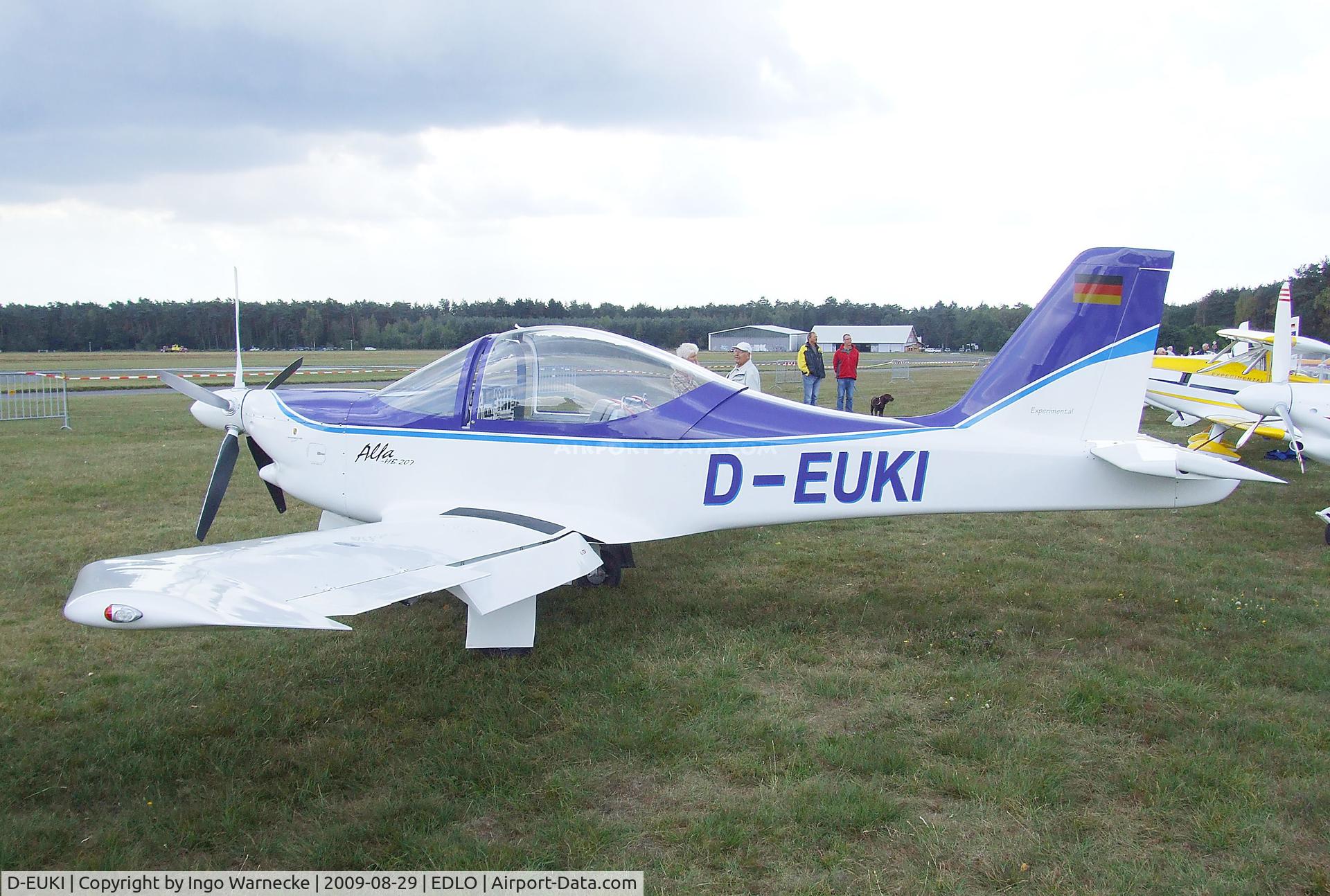 D-EUKI, Brditschka HB-207 V-RG C/N 207-056, Brditschka HB-207 V-RG at the 2009 OUV-Meeting at Oerlinghausen airfield