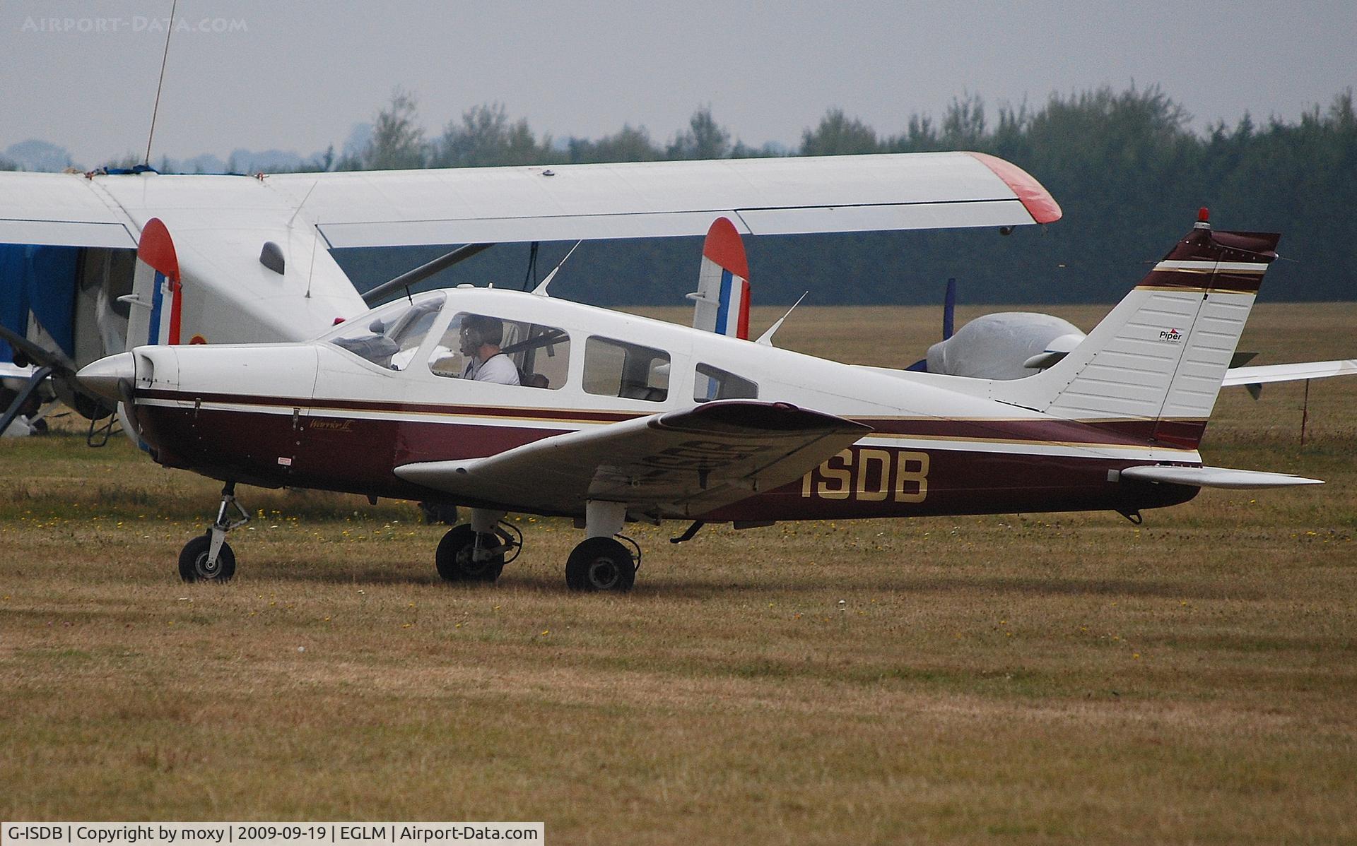 G-ISDB, 1977 Piper PA-28-161 Warrior II C/N 28-7716074, Piper Warrior II at White Waltham