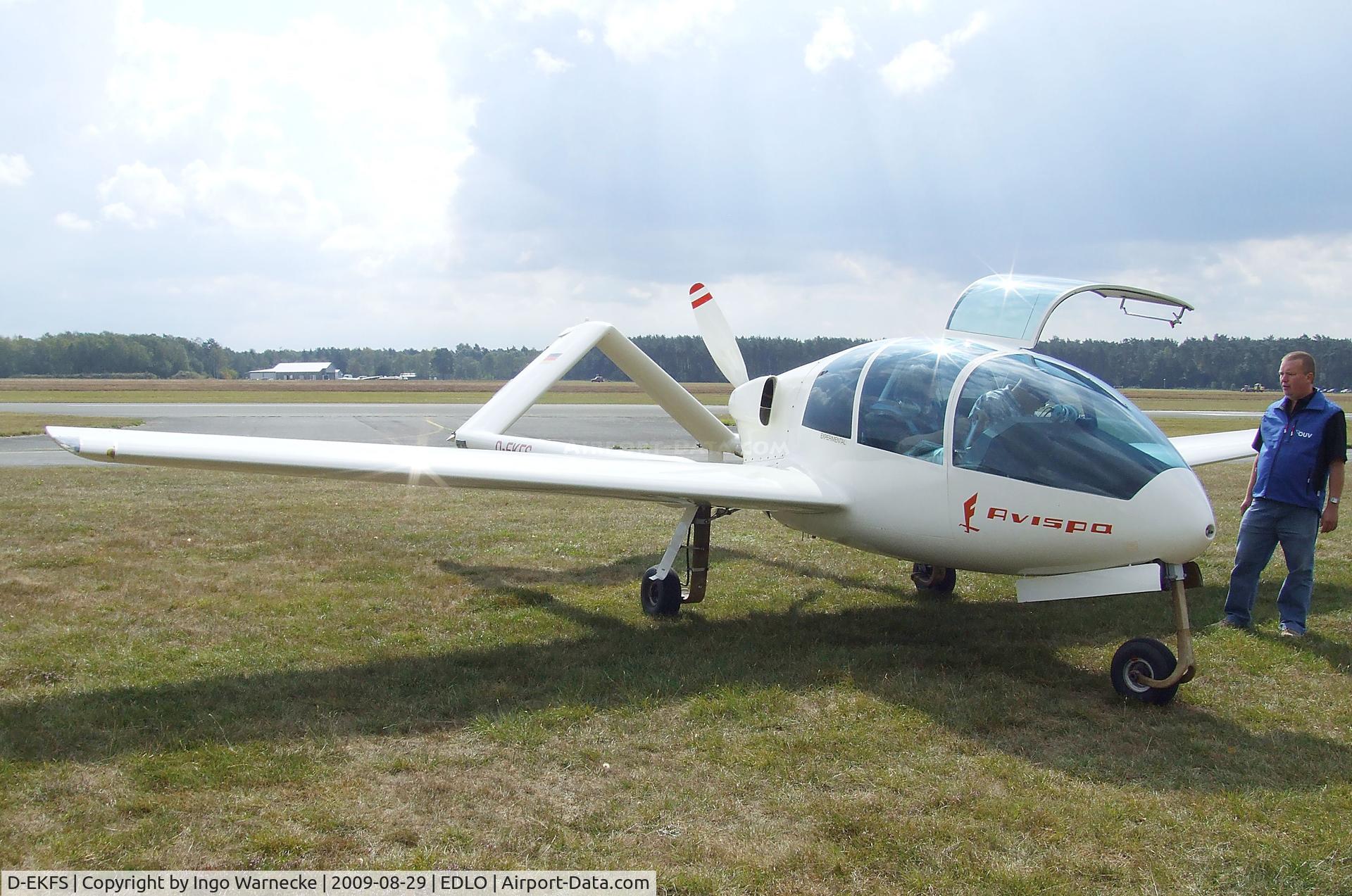D-EKFS, Akaflieg Stuttgard FS.28 C/N V-1/1832, Akaflieg Stuttgart FS.28 Avispa at the 2009 OUV-Meeting at Oerlinghausen airfield