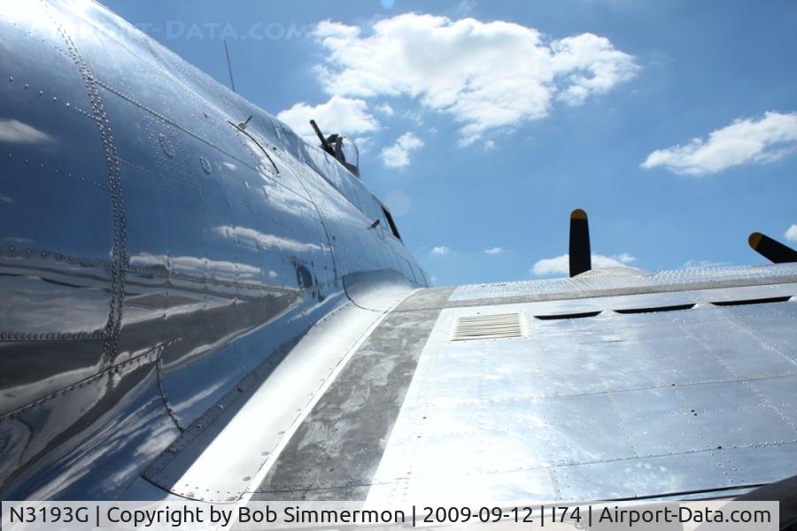 N3193G, 1944 Boeing B-17G Flying Fortress C/N 77255, MERFI fly-in, Urbana, Ohio