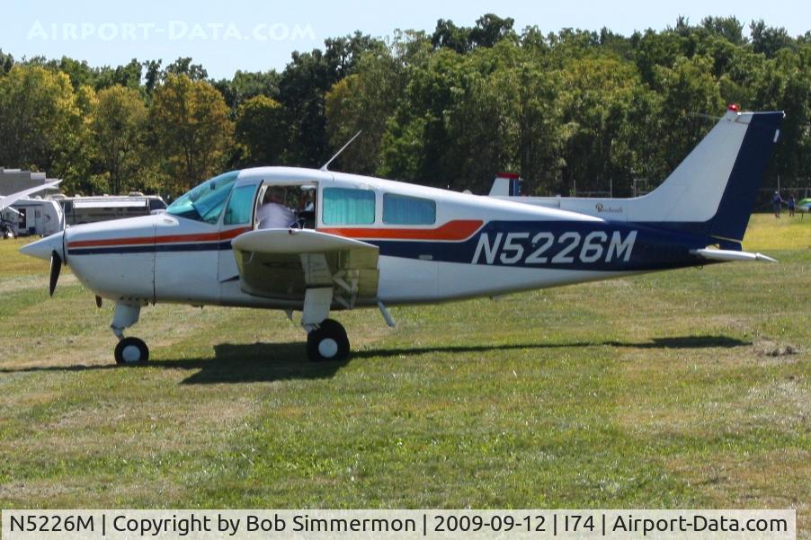 N5226M, 1978 Beech C23 Sundowner 180 C/N M-2014, MERFI fly-in, Urbana, Ohio