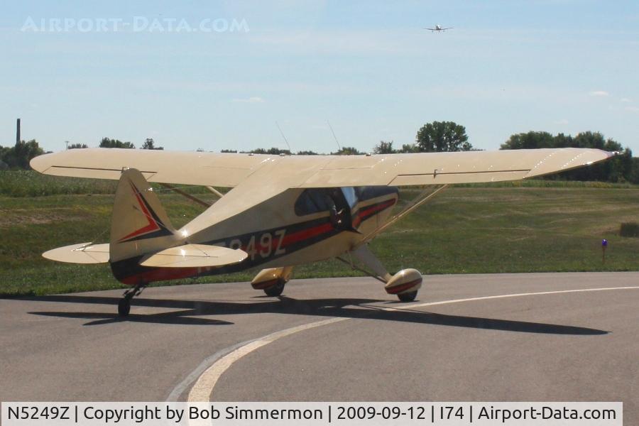 N5249Z, 1961 Piper PA-22-108 Colt Colt C/N 22-8933, Departing the MERFI fly-in, Urbana, Ohio.