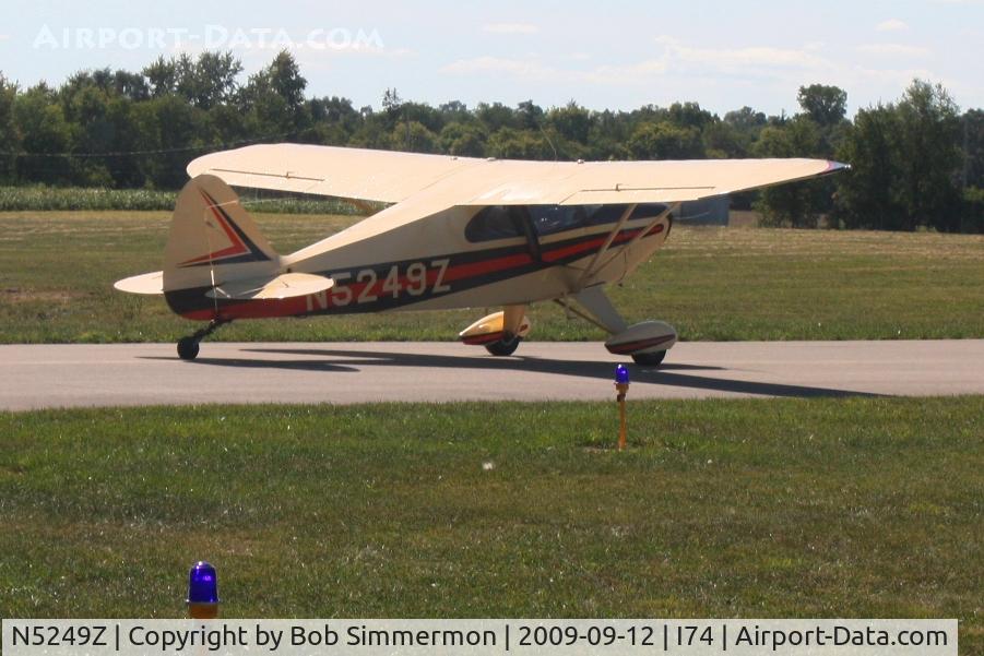 N5249Z, 1961 Piper PA-22-108 Colt Colt C/N 22-8933, Departing the MERFI fly-in, Urbana, Ohio.