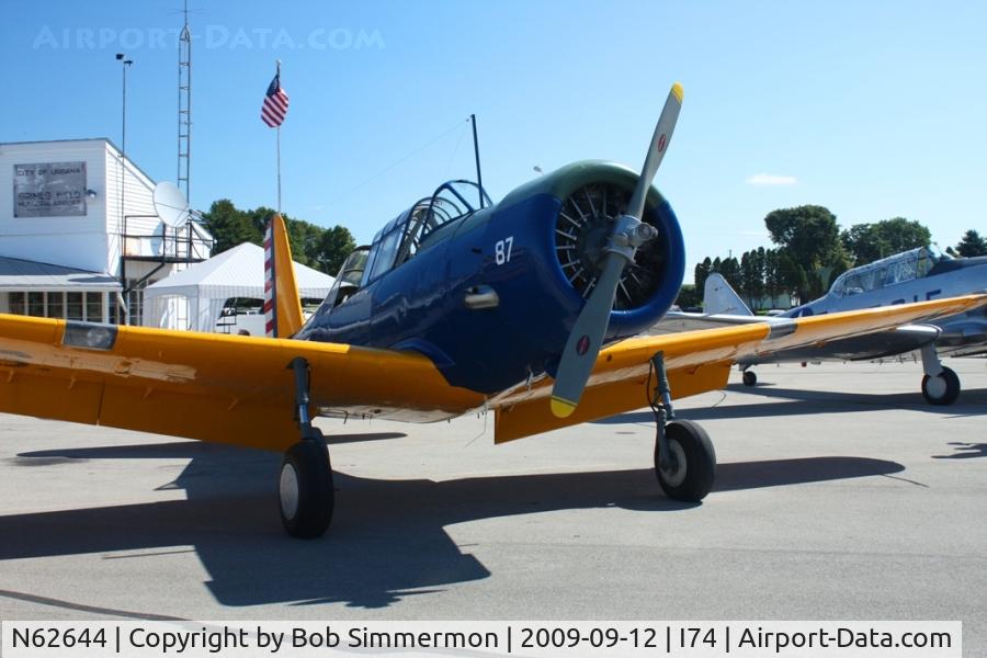 N62644, 1942 Consolidated Vultee BT-13 C/N 79-1287, MERFI fly-in, Urbana, Ohio
