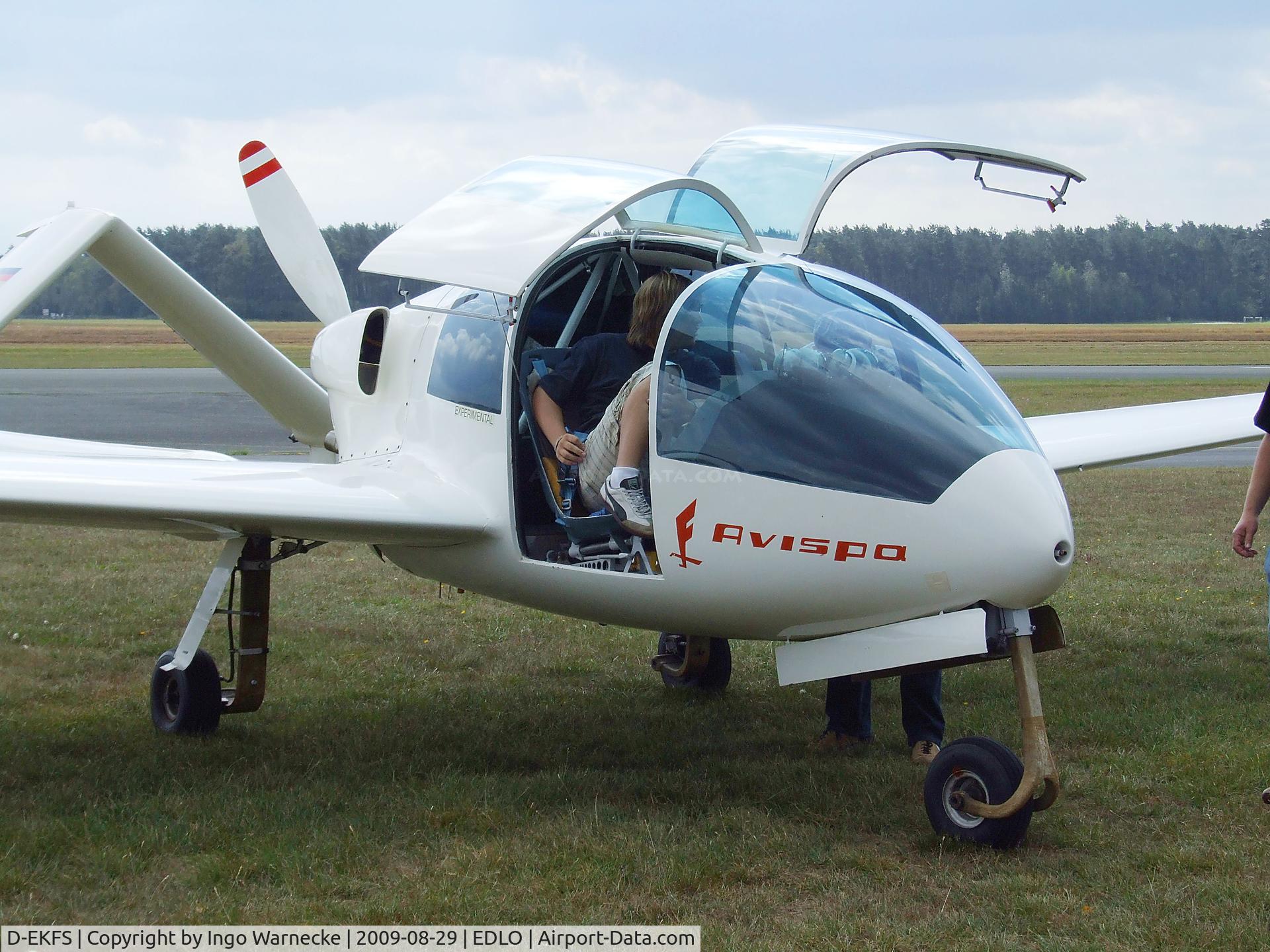 D-EKFS, Akaflieg Stuttgard FS.28 C/N V-1/1832, Akaflieg Stuttgart FS.28 Avispa at the 2009 OUV-Meeting at Oerlinghausen airfield