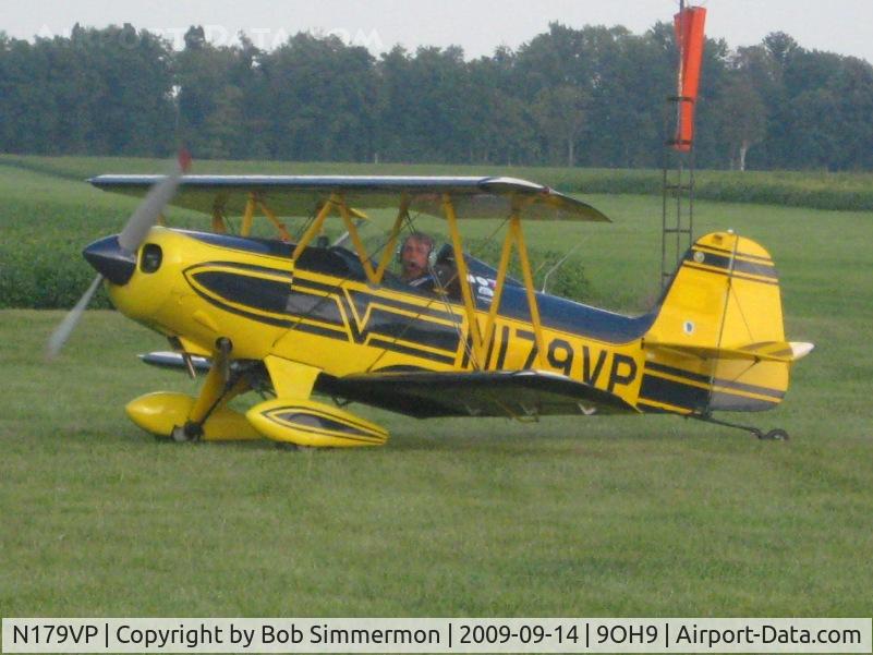 N179VP, Smith DSA-1 Miniplane C/N 1 (N179VP), Ed arriving at the TOPA cookout - Forest, Ohio.
