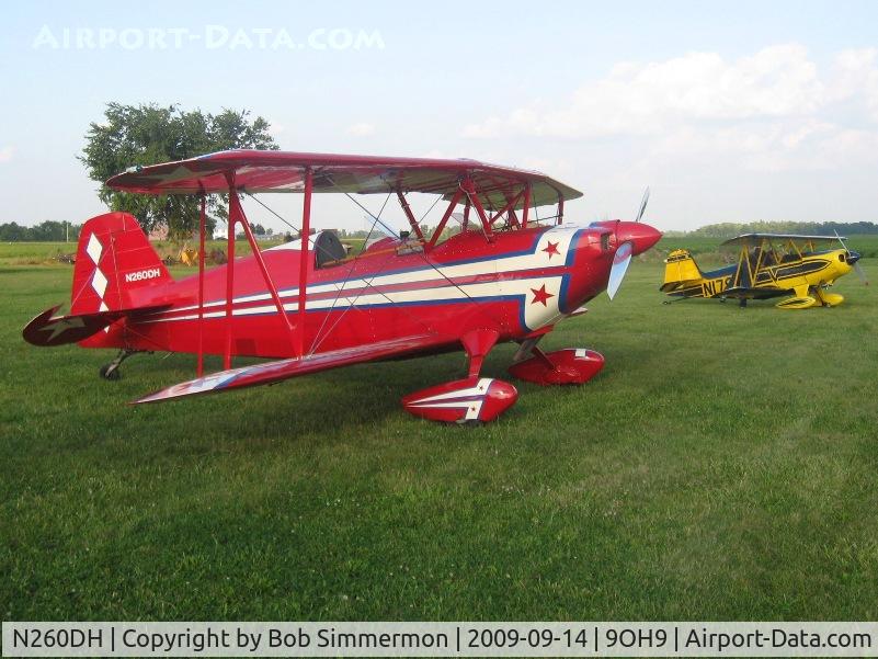 N260DH, 1987 D'Apuzzo Senior Aero Sport C/N 20, At the TOPA cookout - Forest, Ohio. N179VP in the background.