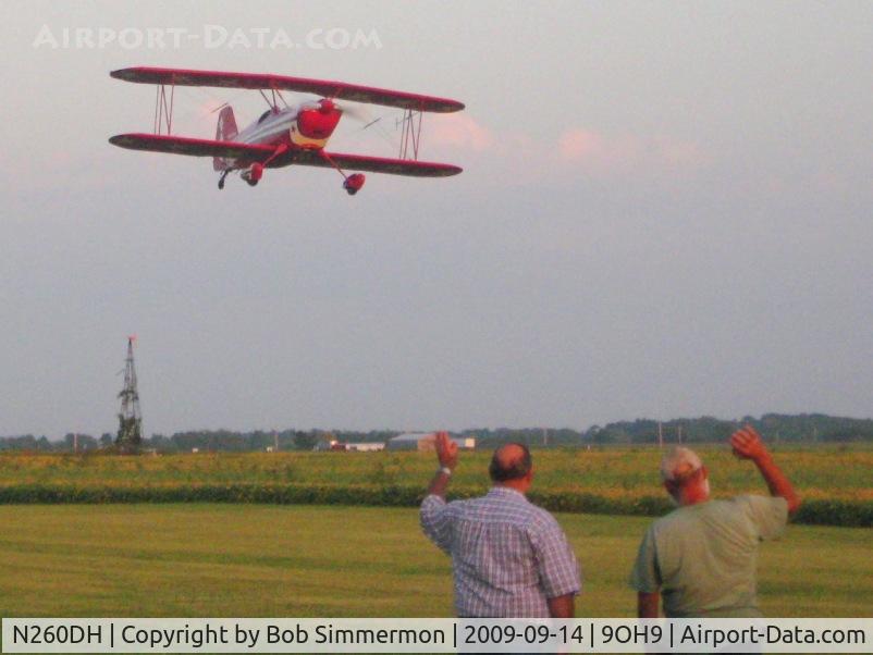 N260DH, 1987 D'Apuzzo Senior Aero Sport C/N 20, Departing the TOPA cookout - Forest, Ohio