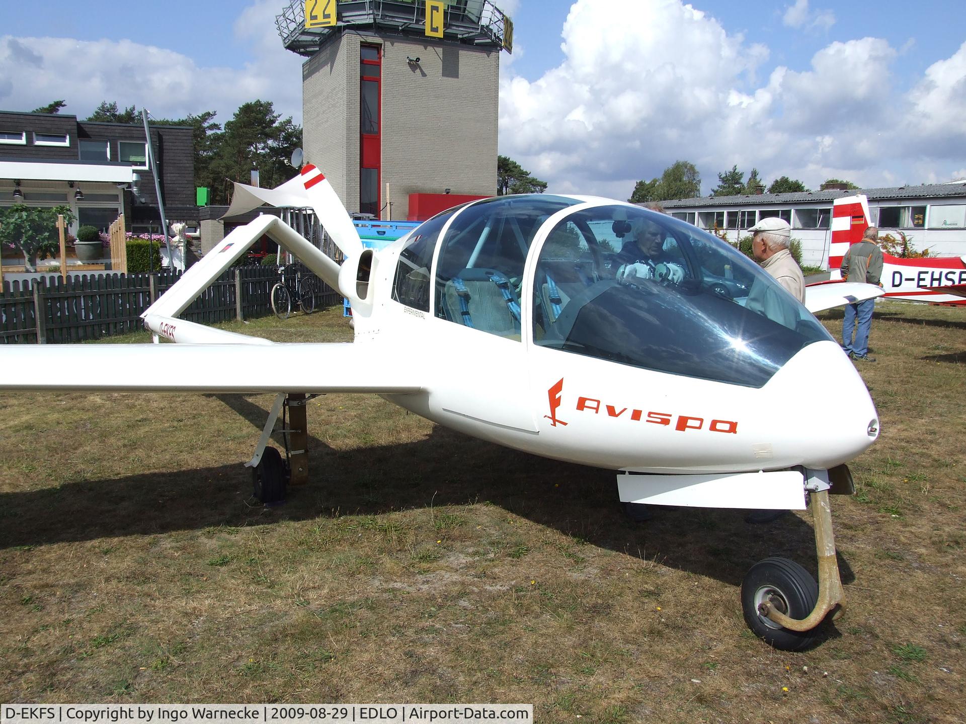 D-EKFS, Akaflieg Stuttgard FS.28 C/N V-1/1832, Akaflieg Stuttgart FS.28 Avispa at the 2009 OUV-Meeting at Oerlinghausen airfield